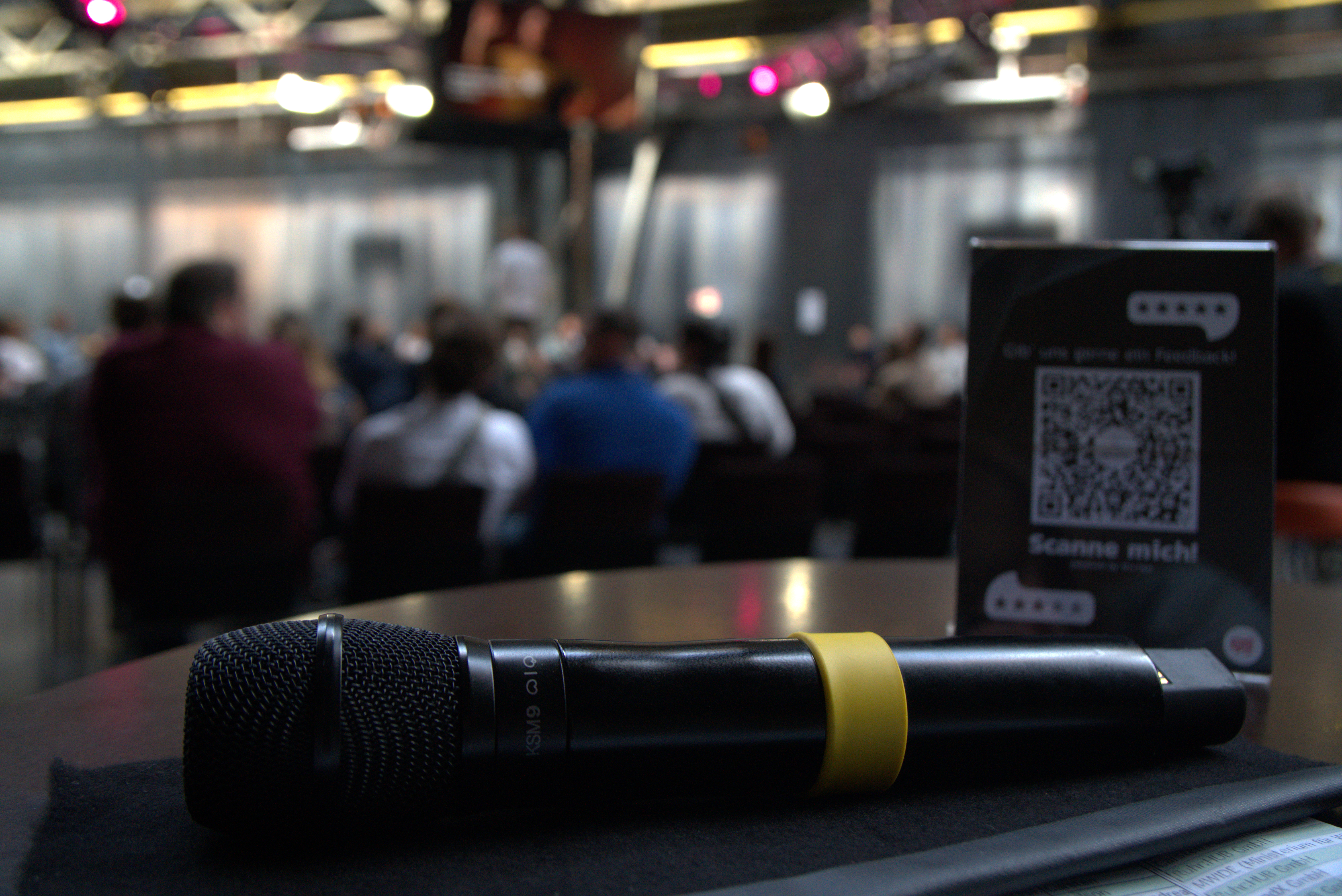 Technik und Regie in der Jahrhunderthalle Bochum