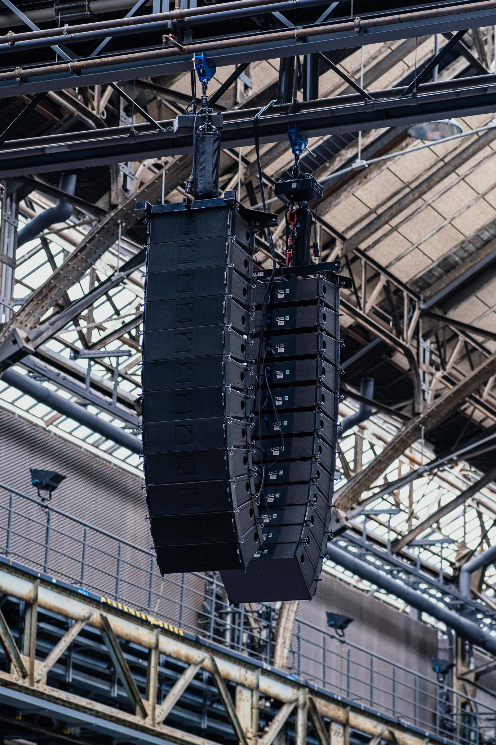 Technik und Regie in der Jahrhunderthalle Bochum
